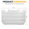 Kawasaki KX125 / KX250 1997-2004 White Radiator Louvers Guards