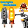 Dirt Bike - Amber Turn Signal Light 2 x Universal Motorcycle LED Indicators