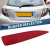 Toyota Yaris without Sport Bumper Rear Left Bumper Reflector (2012–2014)