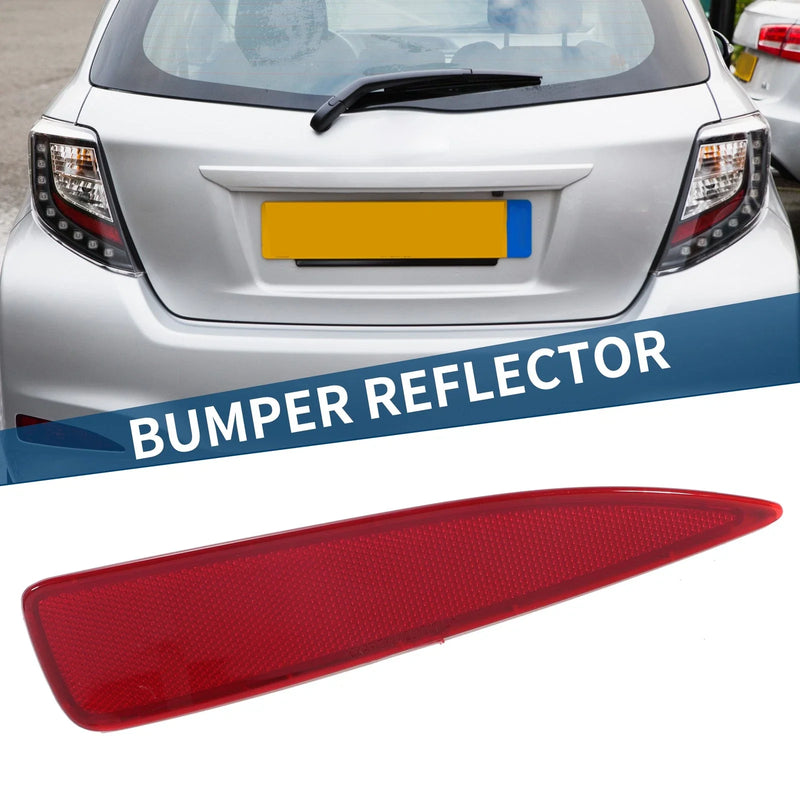 Toyota Yaris without Sport Bumper Rear Left Bumper Reflector (2012–2014)