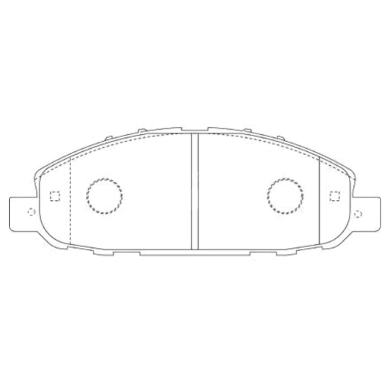 Nissan Urvan E25 2008~2017 3.0L Diesel Van Bosch Front Disc Brake Pads Set