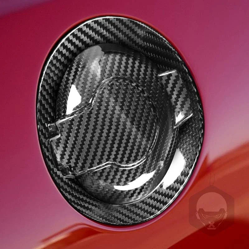 Dodge Challenger 2009-2020 Real Carbon Fiber Fuel Door Tank Cap Gas Cover