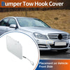 Mercedes-Benz (2012-2015) Silver Tone Front Car Bumper Tow Hook Cover