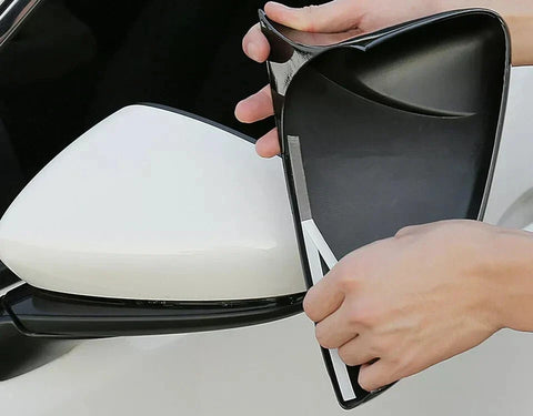 Mazda CX-30 2x / Gloss Black / Ox Horn Mirror Cover Trim (2020–2022)