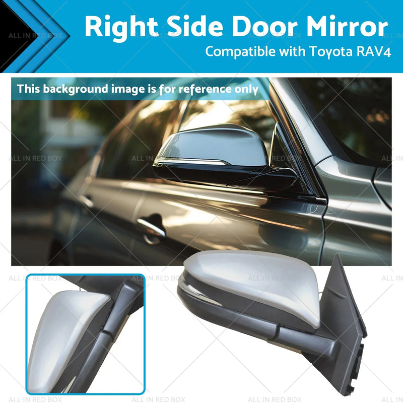 Toyota RAV4 (2013-2018) Right Side No Autofold Silver Door Mirror