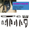 BMW 5 Series E60 Interior Console Carbon Fiber Molding Sticker Decals