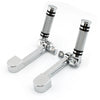 Harley Touring Softail Dyna Sportster 883 1200 Chrome Foot Pegs (2004-2023)