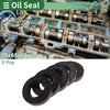 Oil Seal 35x65x12mm 5 Pcs NBR Rubber High Pressure Black