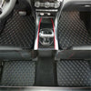 4 Pcs Waterproof PU Leather Car Floor Mats
