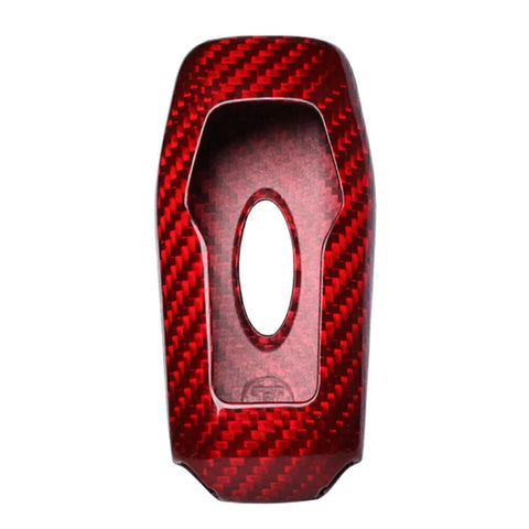 Ford F-150, Fusion Red Carbon Fiber Remote Key Fob Cover (2013-2016)