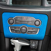 Dodge Charger 1x Blue Leather A/C Panel Cover (2016-2023)