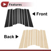 Mercedes-Benz R-Class (2006-2015) Black 10 x Car Door Pillar Window Trim