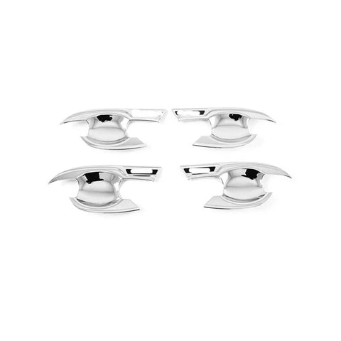 Nissan Navara NP300 Carbon Silver Door Handle Bowl Cup Cover Trim (15-21)