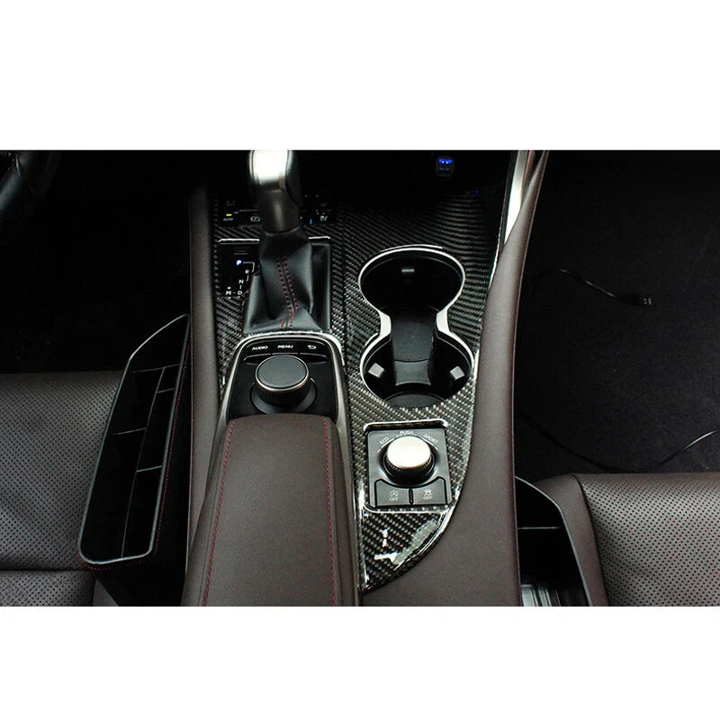 Lexus RX300 RX350 Carbon Fiber Center Console Cup Holder Panel Trim Fit