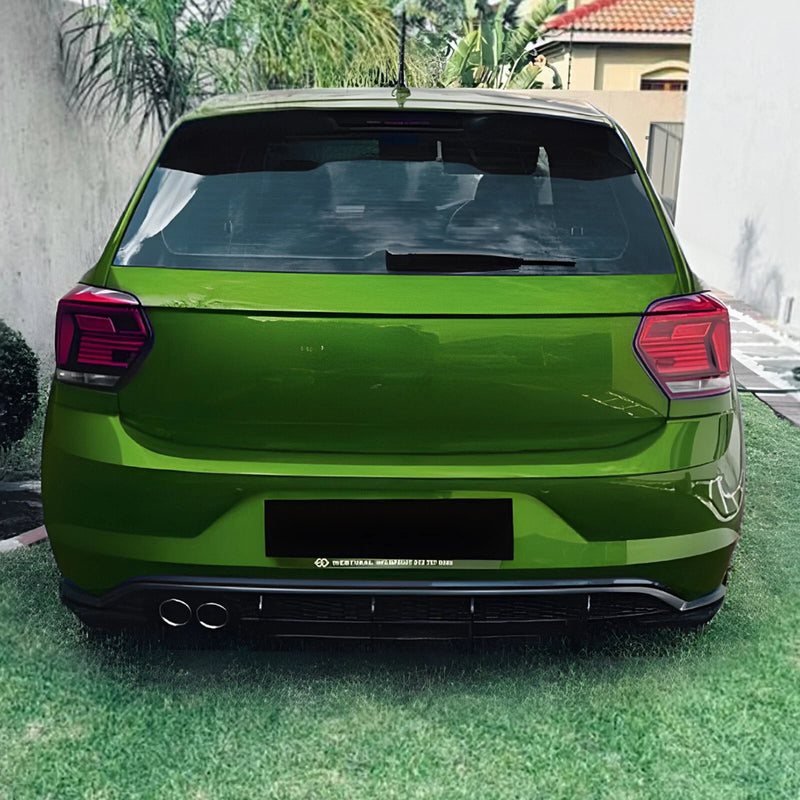 VW Polo MK6 GTI Rear Bumper Diffuser Lip Kit (2018-2021)