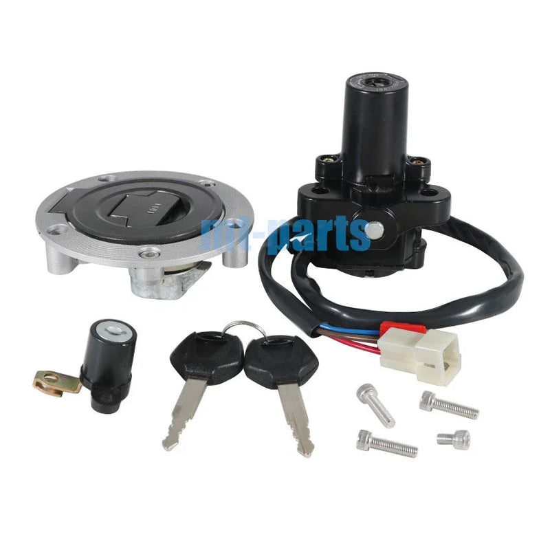 Yamaha XT660Z Tenere Ignition Key Switch & Fuel Tank Cap Set (2008-2015)