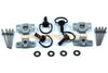 4x Dzus Fasteners Black D Anello Dzus Quarter Turn Motorcycle Fairing