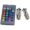 Car 1156 BA15S P21W 382 27SMD RGB LED Tail Light Bulbs
