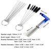 Motorcycle Carburetor Cleaning Kit 10 Needles 13 Wires 5 Brushes