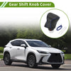 Lexus ES300h 2018-2023 Black Carbon Fiber Blue Gear Shift Knob Cover