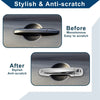 Toyota Land Cruiser Prado Silver Tone Door Handle Cover Trim (2009-2023)