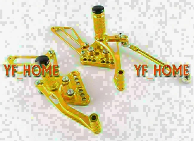 Suzuki GSXR1000 K5 (2005-2006) - Gold Motorcycle Parts Rearsets Foot Pegs