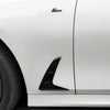BMW 3-Series G20 G21 Gloss Black Add-On Side Fender Vent Duct Trims