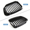 BMW 325i 330i Matte Black Front Upper Kidney Grille (2006-2013)