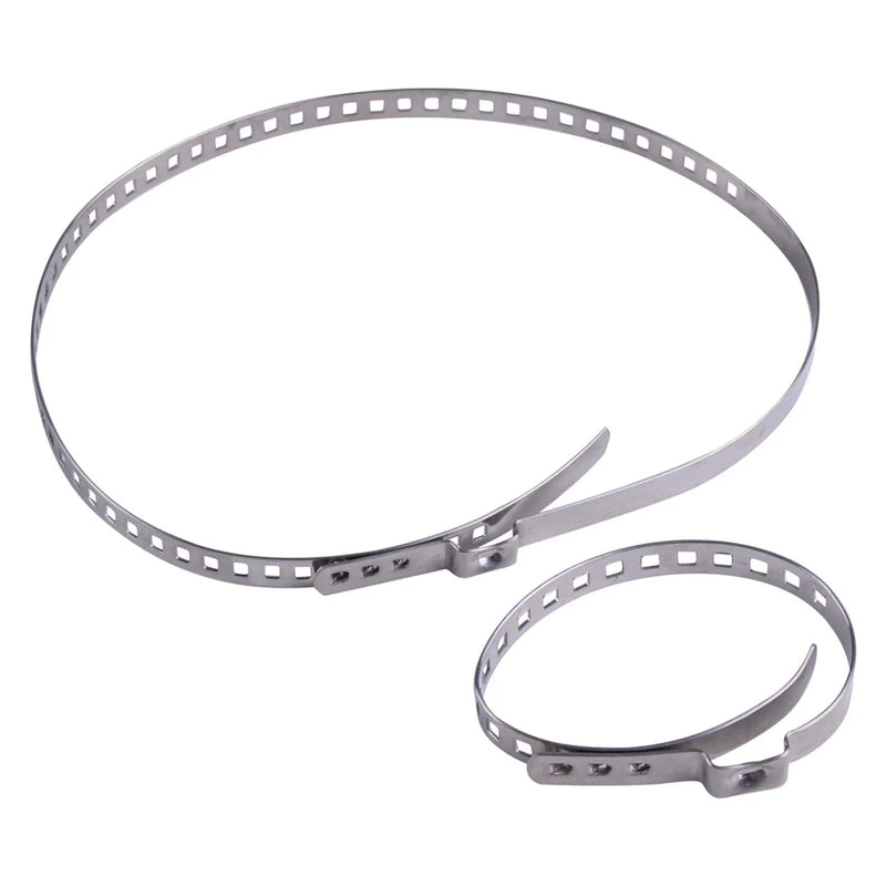 Various Models 10 x Silver Stainless Steel Axle Boot Clamps (No Year)