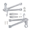Suzuki GSXR1000 Rear Passenger Footrests Footpegs Bracket Set (2007-2008)