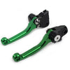 YAMAHA YZ 250F 426F 450F Pivot Green Brake Clutch Levers (2009-2020)