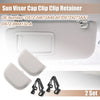 Ford Fusion Gray Iron Sun Visor Cap Clip Retainer (2013-2016)