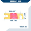 Car Motorcycle - Gold Tone Pink 10 x Mini ANL 200A Fuses