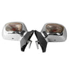 Honda Goldwing GL1800 Rearview Mirrors with Turn Signal Lens (2001-2017)