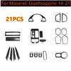 Maserati Quattroporte 21Pcs ABS Carbon Fiber Decor Trim Cover (2014–2021)