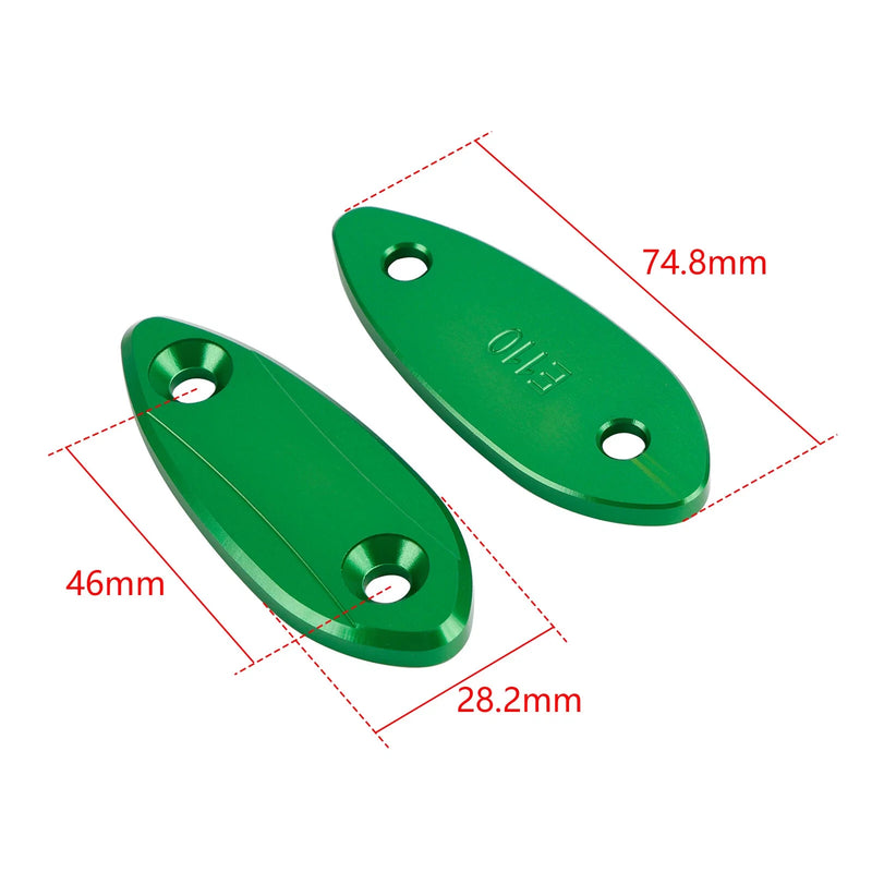 Kawasaki Ninja 250, 650, ZX-6R Mirror Covers (2008-2018)
