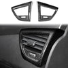 Hyundai Veloster 11-17 Real Carbon Fiber Dashboard Side Air Vent Cover Trim