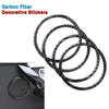 BMW F30 F34 Carbon Fiber Door Panel Speaker Ring Trim Cover (2013-2019)