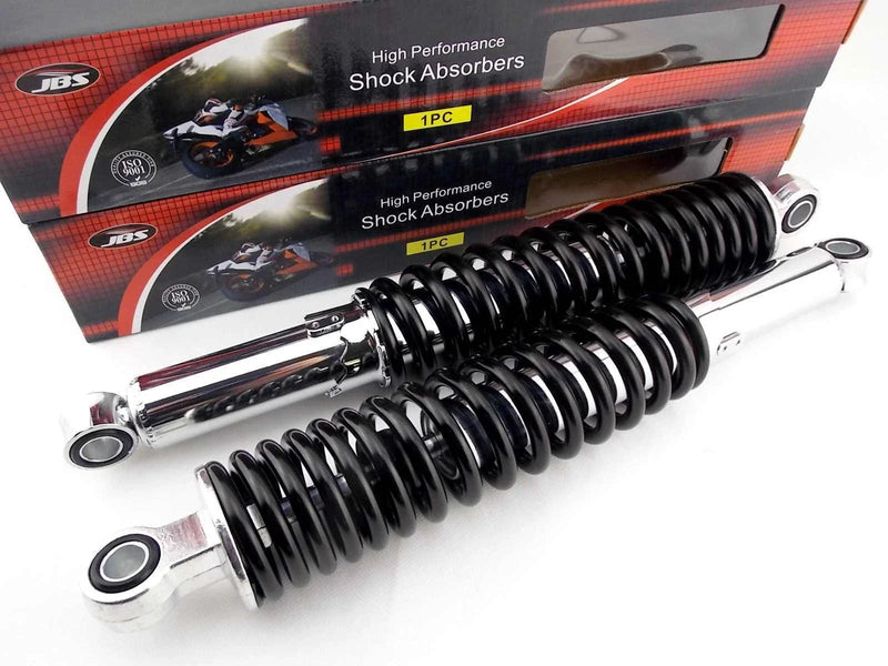 Kawasaki KZ1300 365mm JBS Black/Chrome Rear Shock Absorbers (1979-1983)