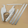 Harley Softail Fatboy Chrome/Black Windshield Mount Bracket (2000-2017)
