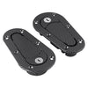 Car Carbon Fiber Racing Hood Pin & Flush Mount Latch Lock