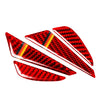 Carbon Fiber Red Universal Door Edge Guards Trim (Fits Most Vehicles)