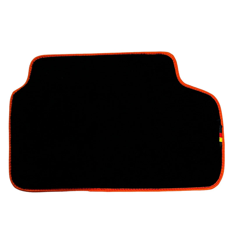 BMW X3M Series F97 SUV 2019-2024 Orange Trim AutoWin Black Floor Mats