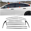 Chevrolet Malibu Steel Glossy Black Window Side Molding Cover Trim (2016-2024)