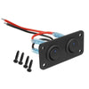 Car Boat Marine RV Truck Rocker Switch Panel with Blue LED Light