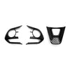 Toyota Corolla 3pcs Carbon Fiber Steering Wheel Frame Cover Trim (2019-2022)