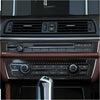 BMW 5 Series Carbon Fiber CD Panel Cover Trim (2011-2017)