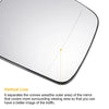 Jeep Dodge Left Right White Mirror Glass Pair w/ Back Heated (2014-2019)