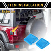 Jeep Wrangler JL JLU (2018-2024) Light Blue Tail Light Side Cover Trim