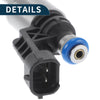 Infiniti QX56 1 Pc Black Silver Tone Fuel Injector 5.6 (2011-2013)